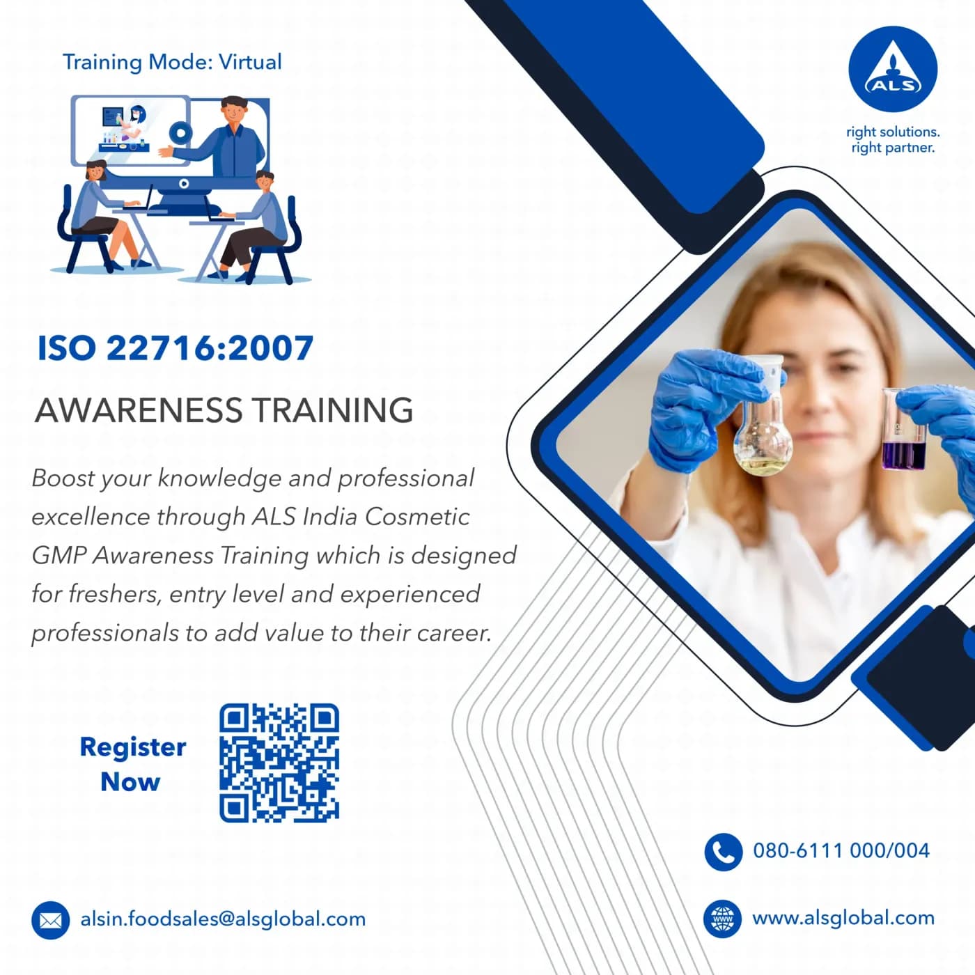ALS India ISO 22716:2007 awareness training promotion
