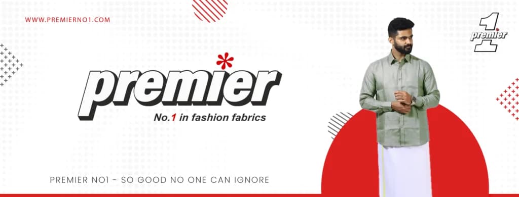 Premier brand banner: No.1 in fashion fabrics