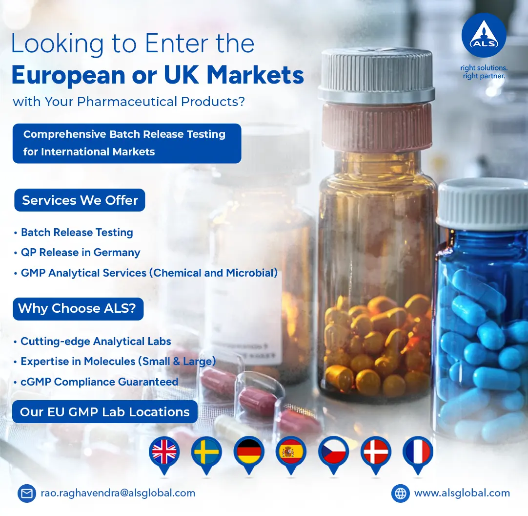 Looking to Enter the European or UK Markets with Your Pharmaceutical Products We're Here to Help FV1 1